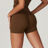 Shorts de sport taille haute pour femmes, leggings d'entraînement, vêtements de yoga, cyclisme, jogging, fitness, push-up, gym 1